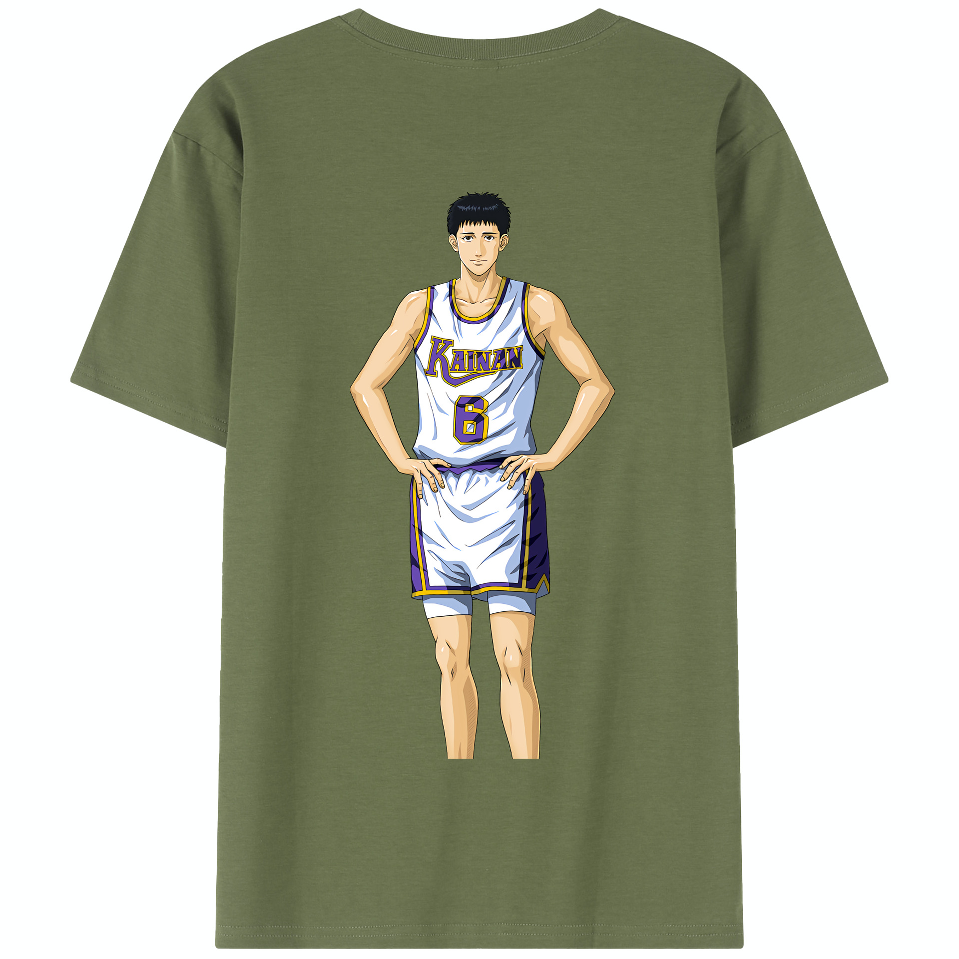 SLAM DUNK／スラムダンク 綿100％半袖Tシャツ（背面プリント）